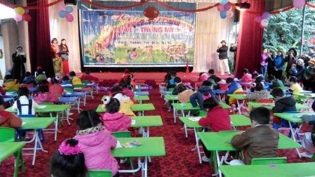 Hội thi  “Bé vui khỏe, thông minh, nhanh nhẹn” cấp cụm  Giáo dục mầm non huyện Diễn Châu