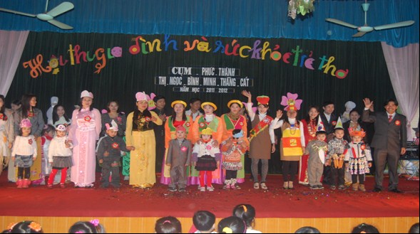 Hội thi "Gia đình và sức khoẻ trẻ thơ" cấp cụm bậc học Mầm non năm học 2011 – 2012.