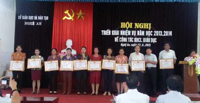 Năm học 2012 – 2013 Diễn Châu thực hiện tốt công tác kiểm định chất lượng giáo dục