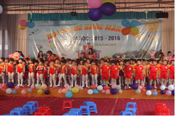 Hội thi “Bé khỏe măng non” cấp huyện năm học 2015-2016