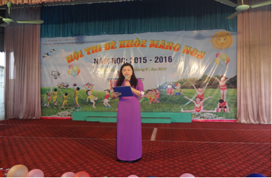 Hội thi “Bé khỏe măng non” cấp huyện năm học 2015-2016